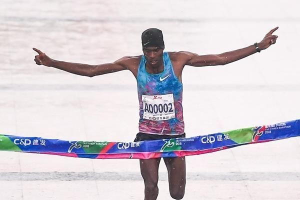 Defending champion of the Xiamen Marathon Dejene Debela of Ethiopia is expected to return to defend his title