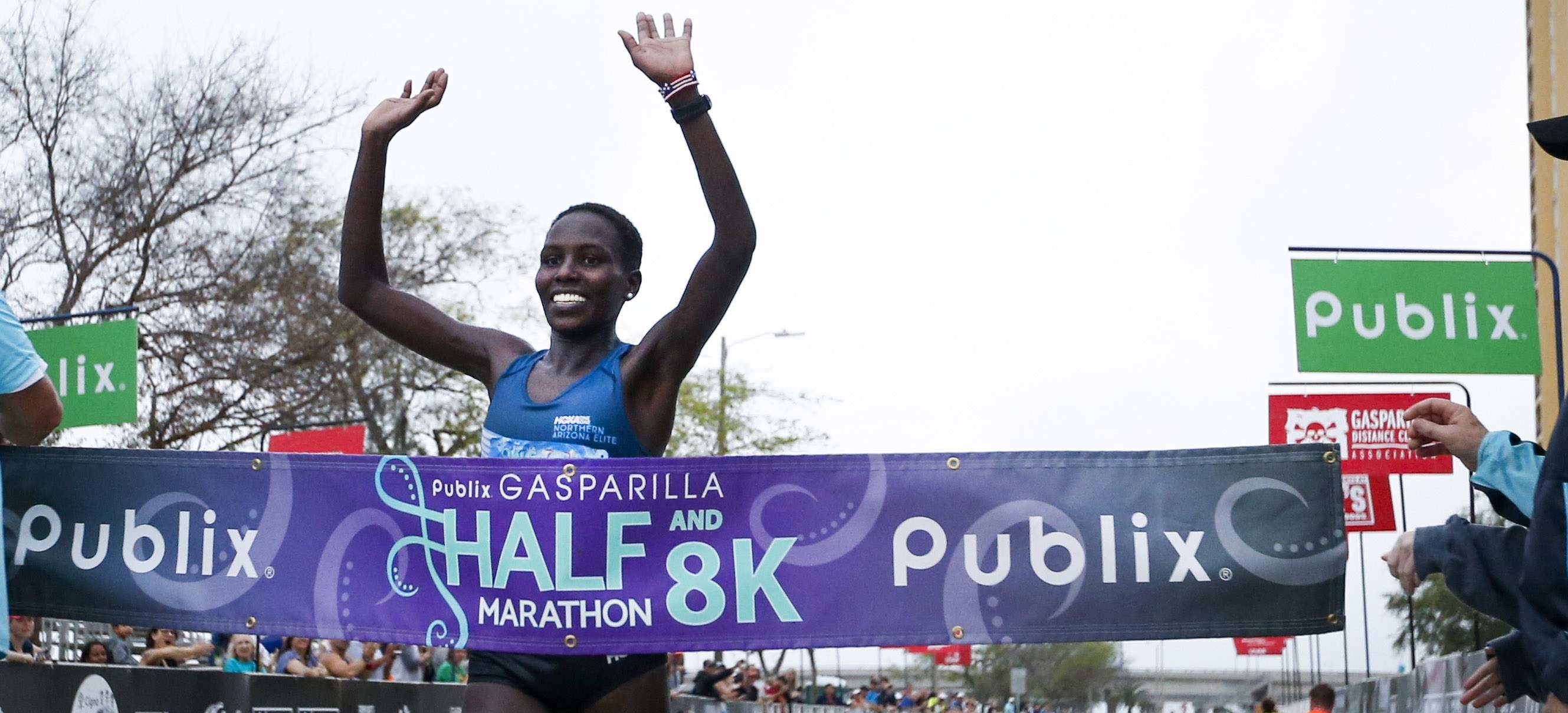 Aliphine Tuliamuk won the Publix Gasparilla Distance Classic by nearly two minutes and always find ways to give back to others
