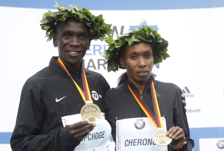Kenyaâ€™s Eliud Kipchoge and Gladys Cherono named AIMS Best Marathoners for 2018