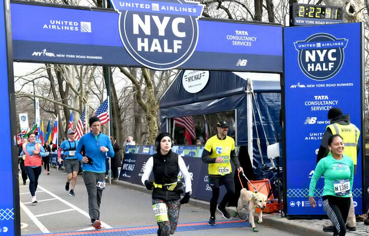 The United Airlines NYC Half will be held March 20, 2022 after being cancelled in 2020 and not held in 2021 due to the pandemic 