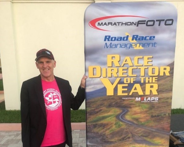 Gary Allen, founder of the Mount Desert Island Marathon and the Millinocket Marathon named race director of the year