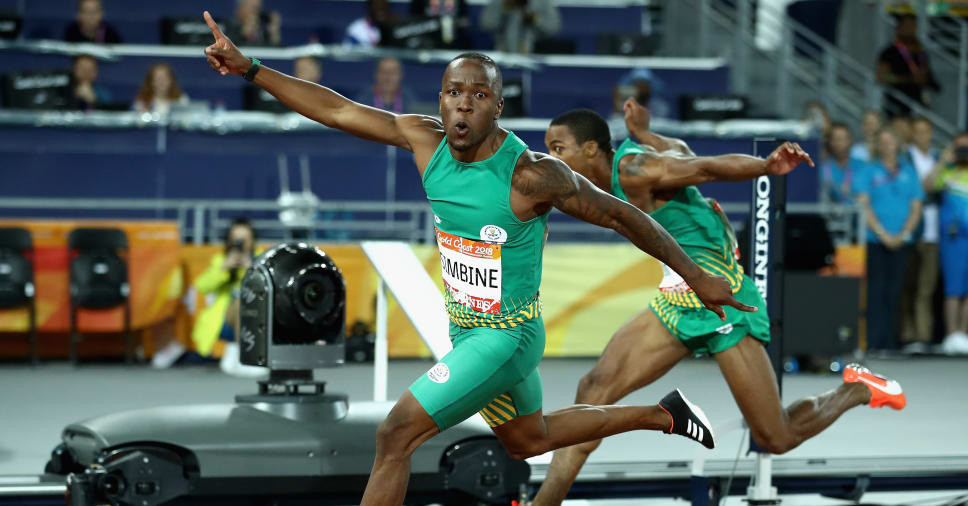 South Africa's Akani Simbine is focused on the fast road to Tokyo