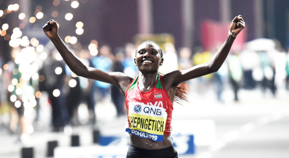 World half-marathon record falls to Ruth Chepngetich in Istanbul
