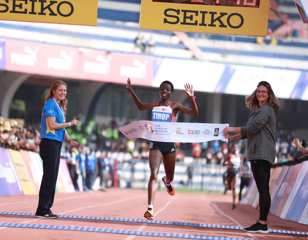 Kenyaâ€™s Agnes Tirop will return to the Garden City to defend her title