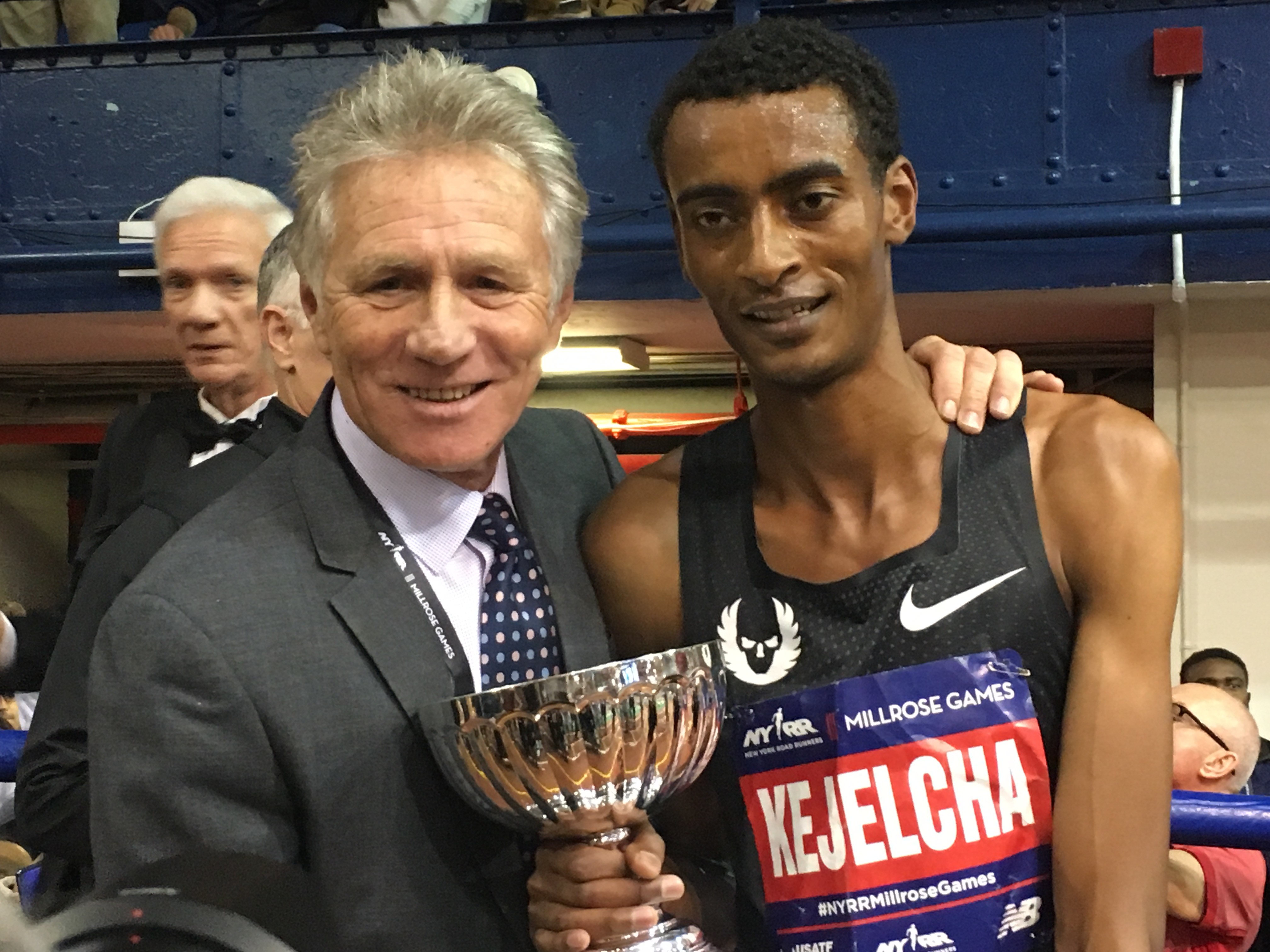 Yomif Kejelcha misses the world record for the indoor mile by one hundredth of a second