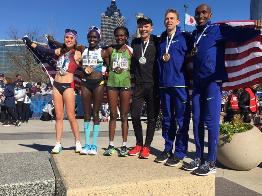 Rupp and Tuliamuk will be running the marathon at the 2020 Tokyo Olympics 