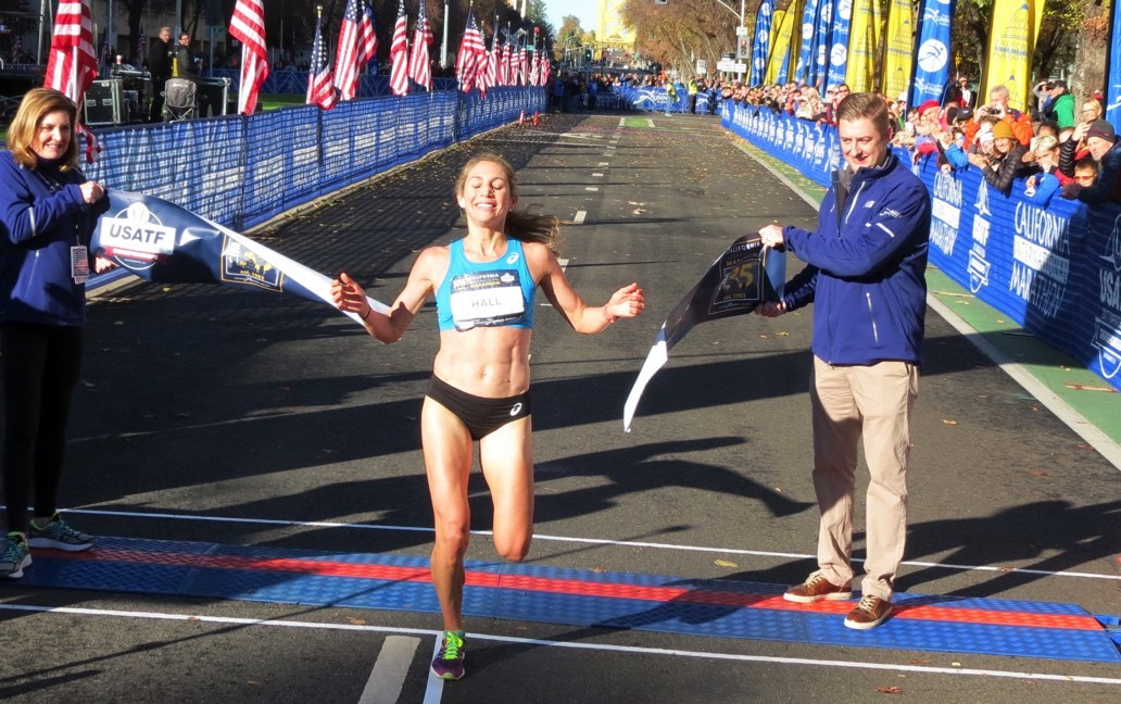 Sara Hall is set to defend her title at the Asics Half Marathon on the Gold Coast July 1