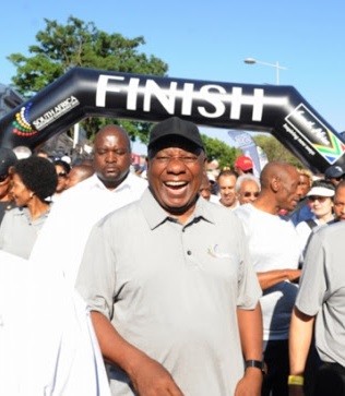 President Cyril Ramaphosa will take part in the soweto Marathon in South Africa