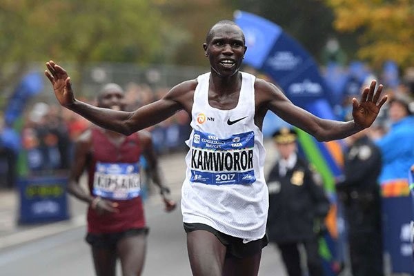 Can Geoffrey Kamworor become only the second male runner in 20 years to win consecutive New York Marathon titles 