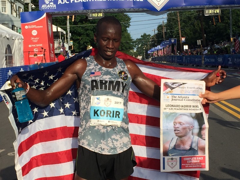 Korir  Becomes Second American to run Under One Hour 