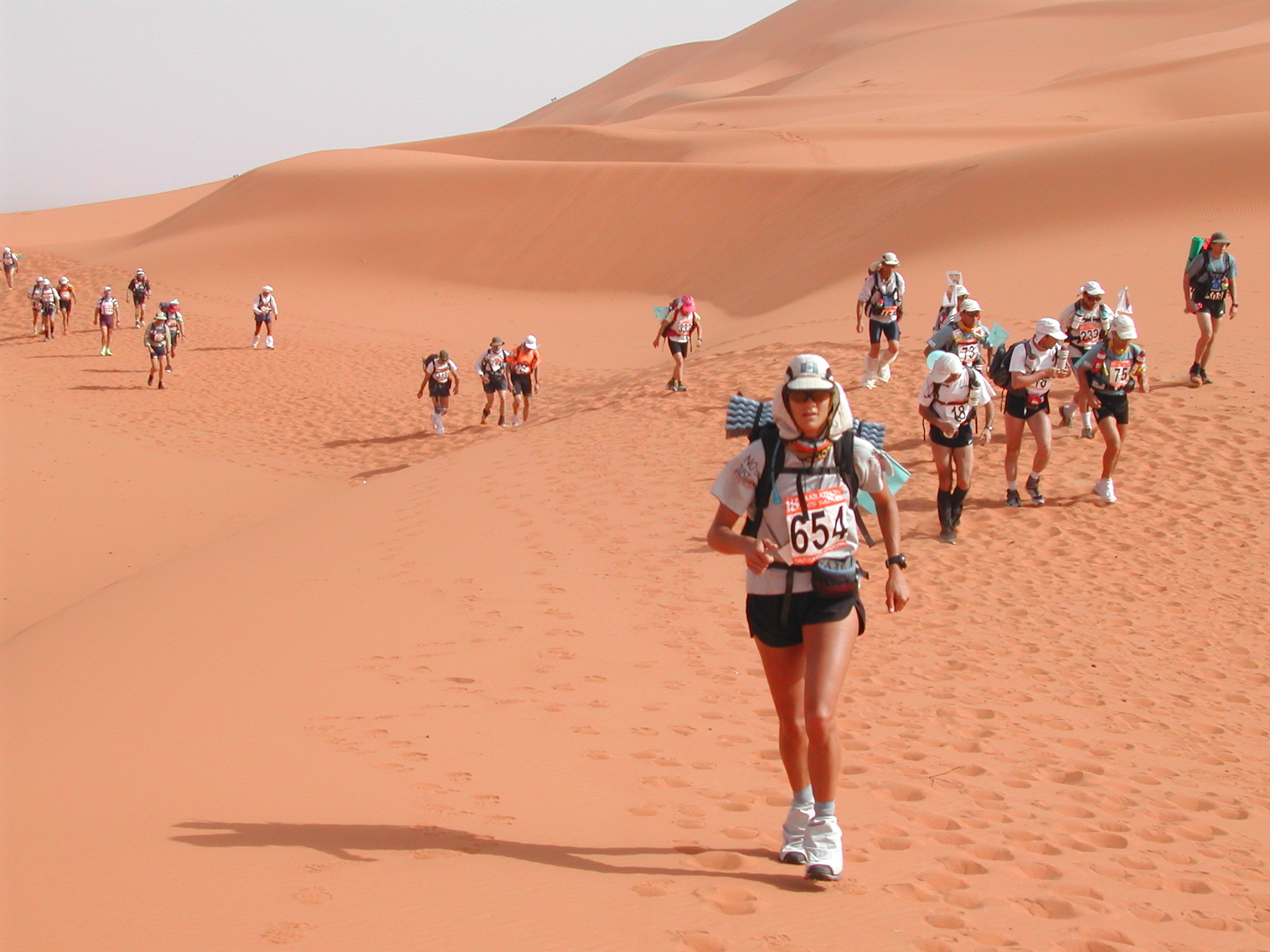 Sahrawi Lehsen Sidahmed wins the world's most charitable race, the Sahara Marathon