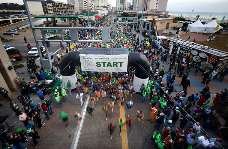 New pace group times for the 2019 Yuengling Shamrock Marathon to help runners qualify for Boston