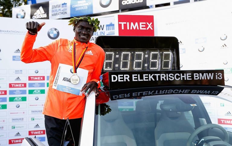 Dennis Kimetto says Kenyan athletes have the strength and skills to run the fast Berlin Marathon course in under 2 hours and 50 seconds