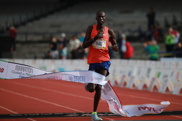 Kenyaâ€™s Titus Ekiru breaks course record at Mexico City Marathon