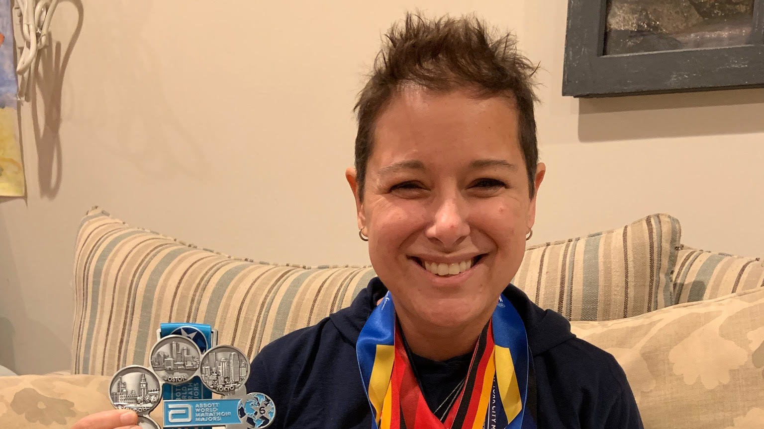 Renee Seman ran six of the worldâ€™s major marathons after she learned she had breast cancer