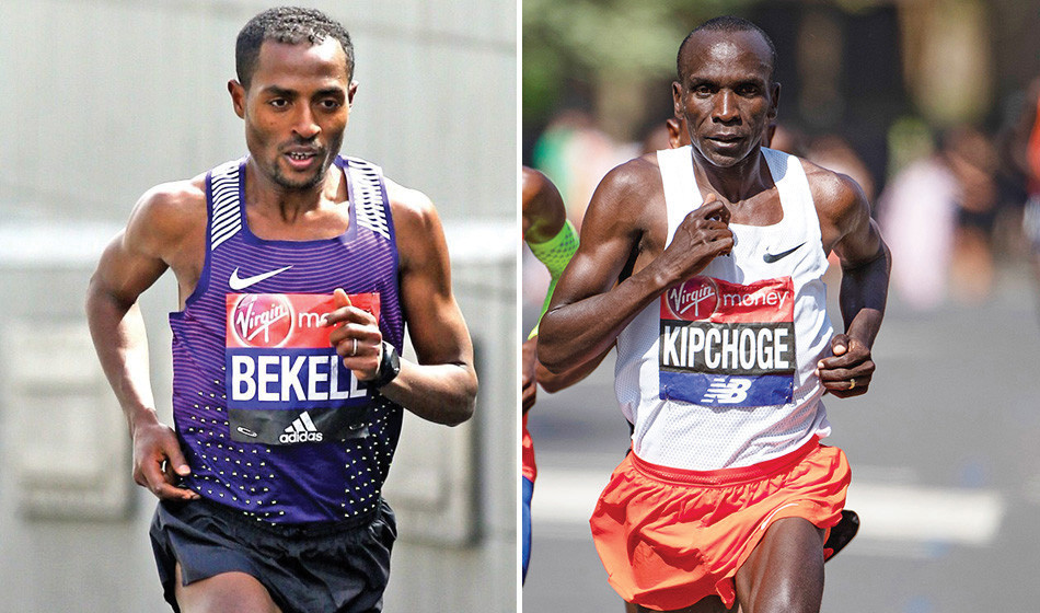 Eliud Kipchoge and Kenenisa Bekele are set for London Marathon 