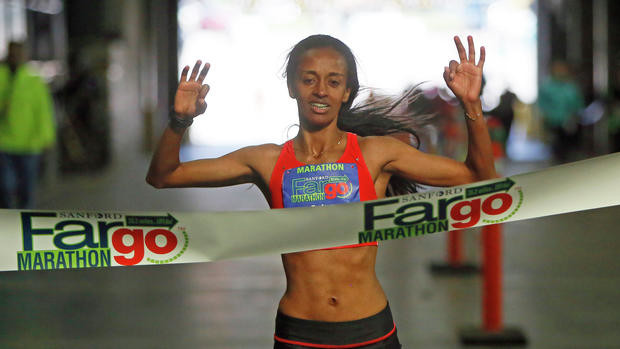 Third Win for Tesfaye at the Fargo Marathon on Saturday May 19