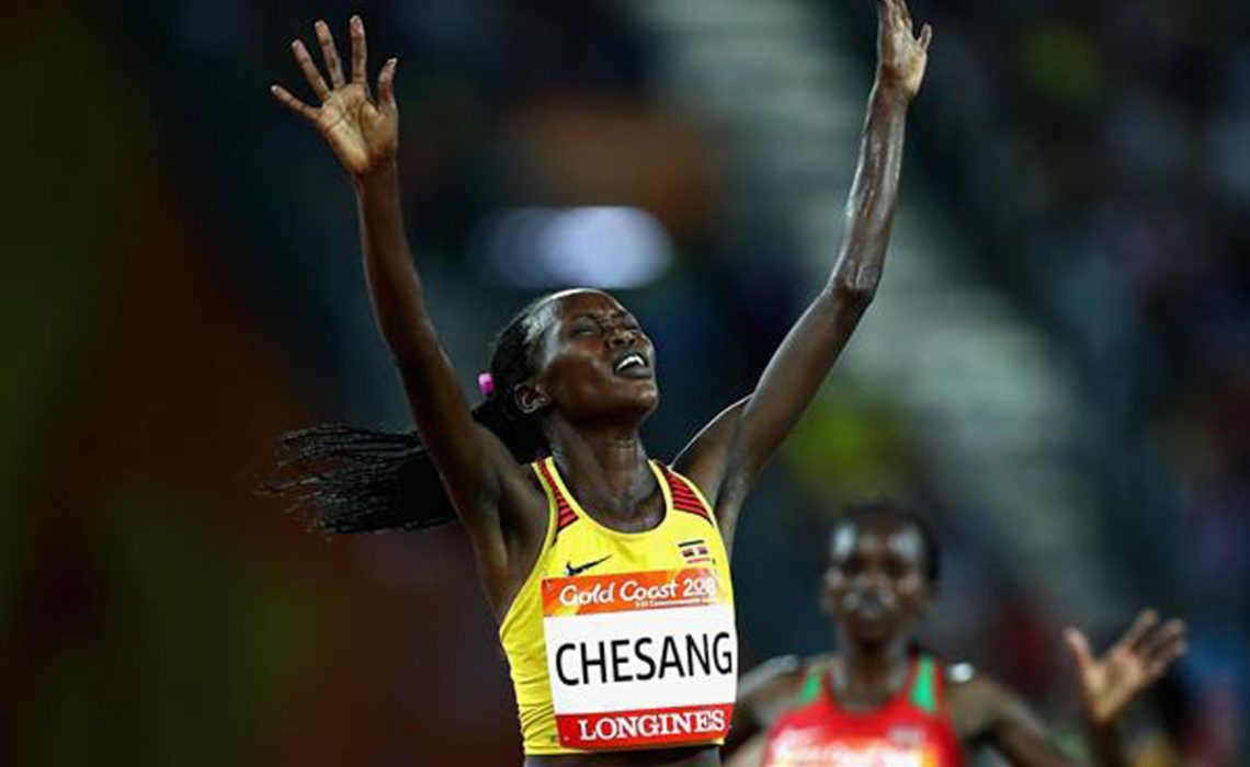 Ugandaâ€™s Chesang a Gold Medalist will travel to South Africa to take part in the FNB Cape Town 12 Onerun