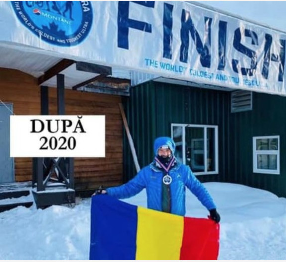 Tibi UÈ™eriu has finished the Yukon Arctic Ultra race and said The road seemed at one point without end