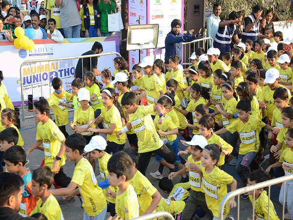 Mumbaiâ€™s largest kidâ€™s marathon received over whelming support Sunday December 23
