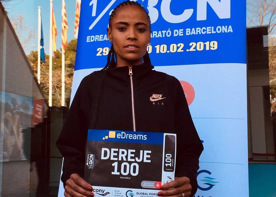 Ethiopiaâ€™s rising star Roza Dereje is the one to beat at the Barcelona half Marathon 