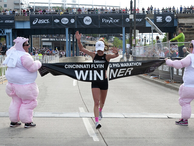 Women´s 2018  flying Pig Marathon winner Caitlin Keen is the 2021 favorite