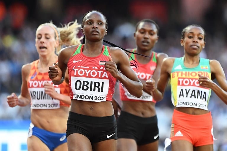 Olympic silver medalist Hellen Obiri is targeting qualification times to enable her to chase double gold at the World Championships in Doha, Qatar in October