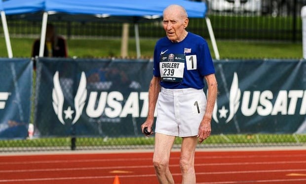 Roy Englert, 96, added yet another world record to his collection at last weekâ€™s USATF Masters Outdoor Championships