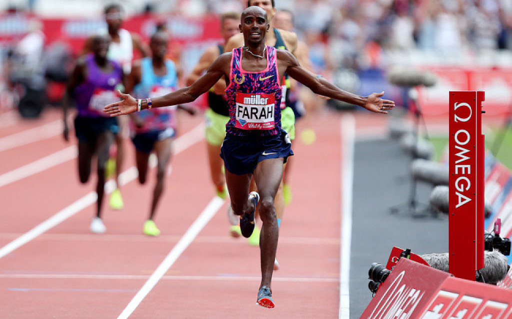 Mo Farah says he is entertaining the idea to return to the track for