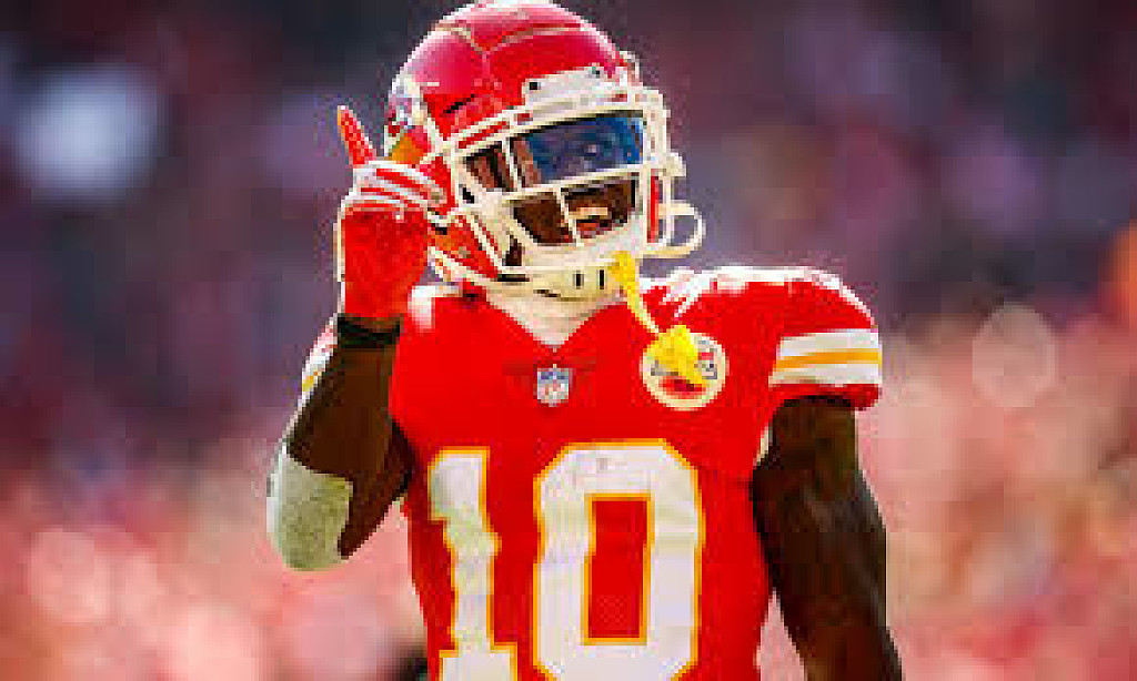 Kansas City Chiefs receiver Tyreek Hill may be the fastest player in