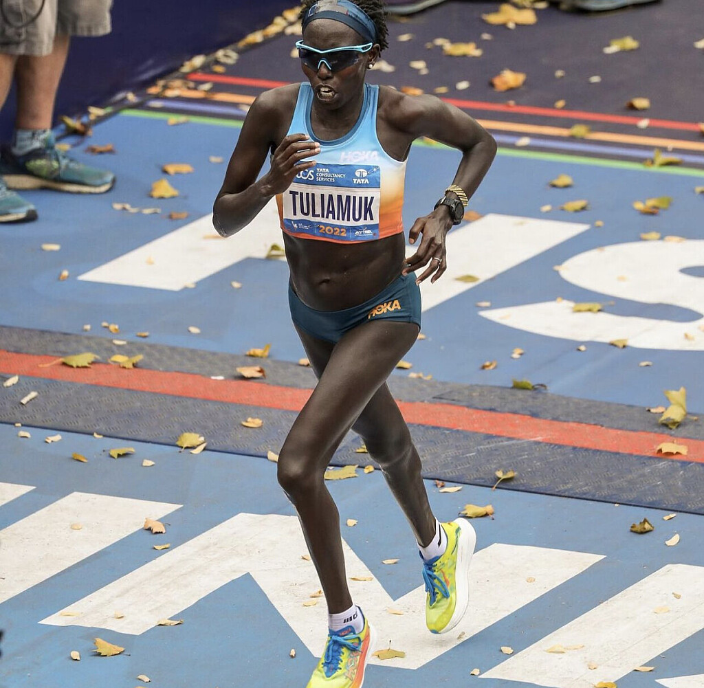 Aliphine Tuliamuk says the weather at the NYC marathon was not as